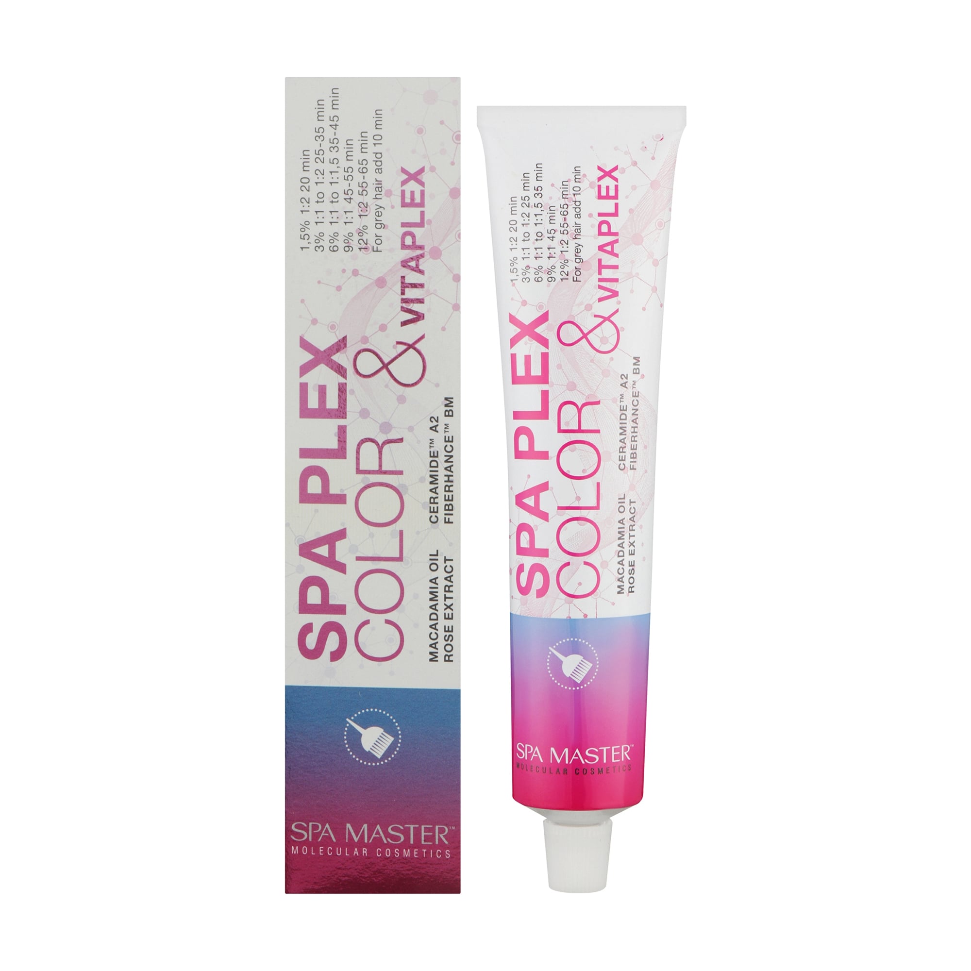 Перманентна крем-фарба для волосся Spa Master Basic Line Spa Cream Color 8/16AR Світлий холодний рожевий блонд, 100 мл